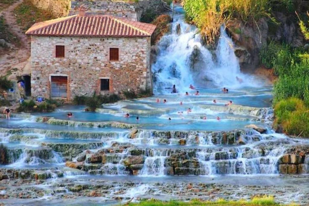38-Volpini House In Amiata - Val D'Orcia, Saturnia, Feste&Sagre Castel del Piano  Luaran gambar